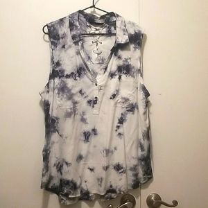 Rock & Republic tie dye tank top NWT